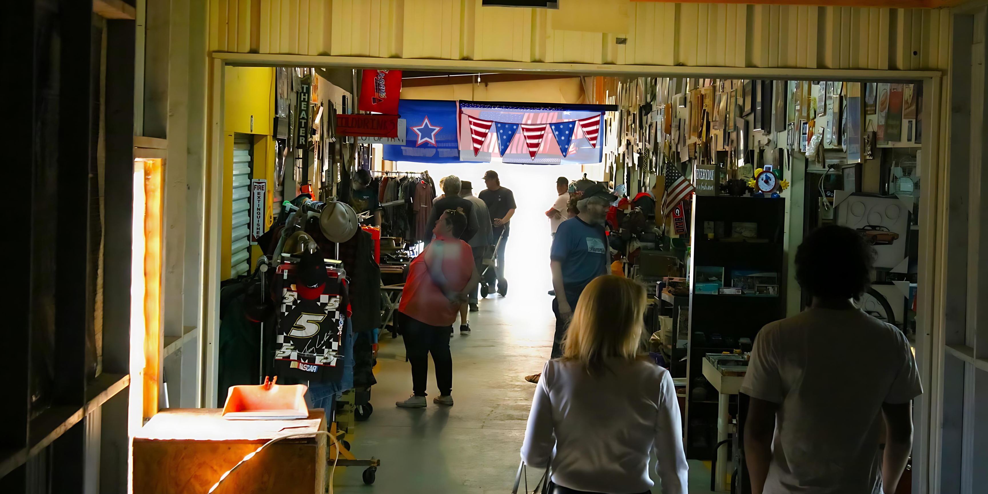 KC at the Best FLea market in Forsyth County