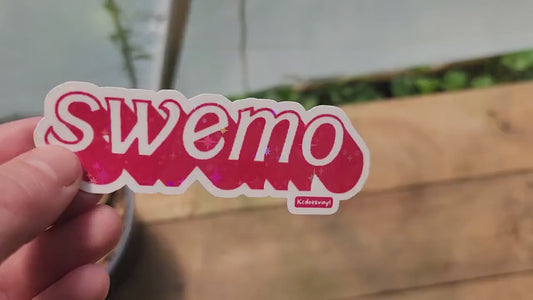 Swemo Sticker | emo Swiftie | Barbie Inspired | Taylor Swift Inspired | Vinyl Water-Resistant Sticker
