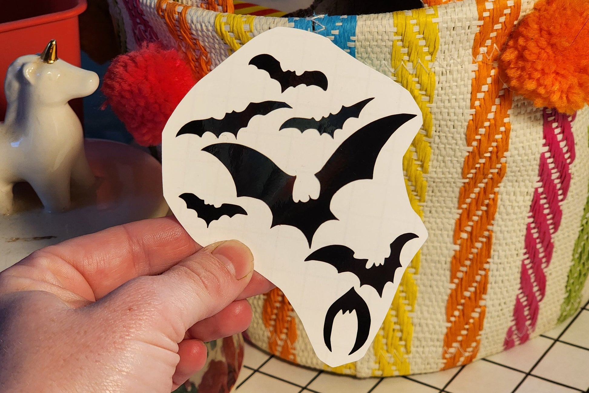 Bats | Waterproof Vinyl Decal | Eddie Munson x Stranger Things Inspired